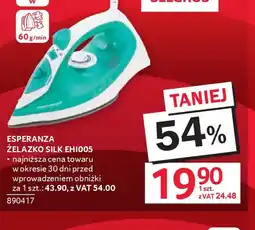 Selgros Zelazko Esperanza Silk EHI005 oferta