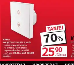 Selgros Hama Włącznik światła WiFi oferta