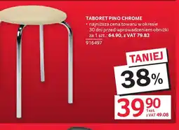 Selgros Taboret Pino Chrome oferta