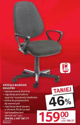 Selgros Krzesło biurowe Ergopro oferta