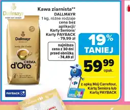 Carrefour Kawa ziarnista Dallmayr oferta