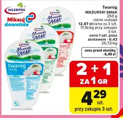 Carrefour Mlekpol Twaróg Mazurski Smak oferta