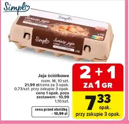 Carrefour Simply Jaja ściółkowe oferta