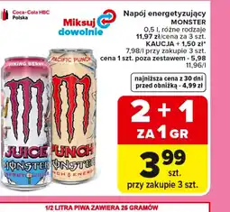 Carrefour Monster napój energetyzujący oferta