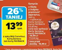 Carrefour Indykpol Sznycle z fileta z indyka oferta