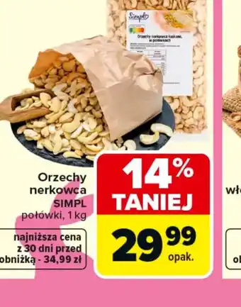 Carrefour Orzechy nerkowca SIMPL oferta