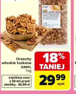 Carrefour Orzechy włoskie łuskane Simpl oferta