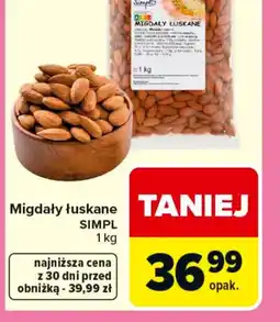 Carrefour SIMPL Migdały łuskane oferta