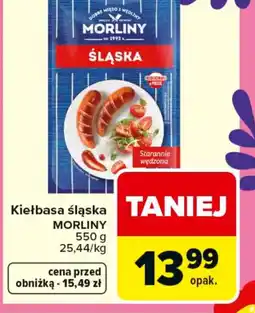 Carrefour Kiełbasa śląska Morliny oferta