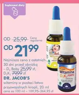 SuperPharm Witaminy w kroplach dla niemowląt i dzieci przysmak łatwo przyswajanych kropli oferta