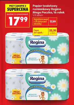 Biedronka Papier toaletowy Regina oferta