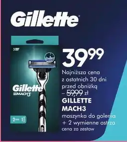 SuperPharm Maszynka do golenia Mach3 + 2 wymienne ostrza oferta