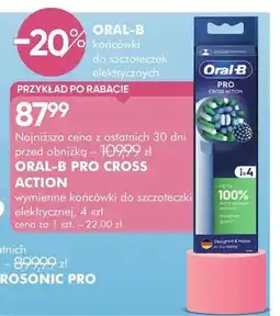 SuperPharm Wymienne końcówki do szczoteczki elektrycznej Oral-B Pro Cross Action oferta