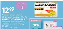 SuperPharm Suplement diety zawierający witaminę C, D oraz rutożyd Rutinoscorbin Max D3 oferta