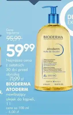 SuperPharm Olejek do kąpieli nawilżający Bioderma Atoderm oferta