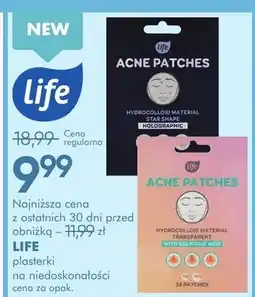 SuperPharm Plastry na niedoskonałości Life Acne Patches oferta