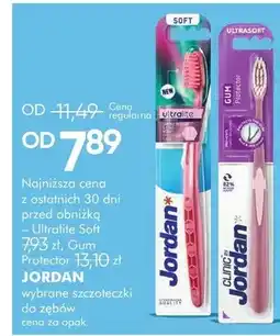 SuperPharm Szczoteczki Jordan Ultralite Soft, Gum Protector oferta