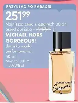 SuperPharm Damska woda perfumowana Gorgeous! oferta