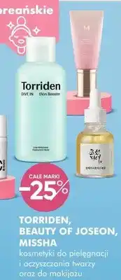 SuperPharm Kosmetyki do pielęgnacji i oczyszczania twarzy oraz do makijażu Torriden, Beauty Of Joseon, Missha oferta
