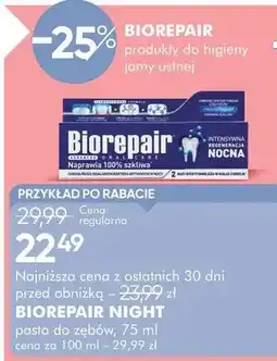 SuperPharm Pasta do zębów Biorepair Night oferta