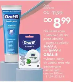 SuperPharm Wybrane pasty do zębów oraz nici dentystyczne Oral-B oferta