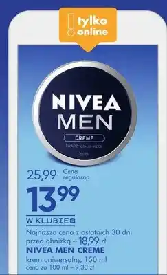 SuperPharm Krem do twarzy Nivea Men Creme oferta