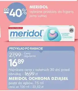 SuperPharm Pasta do zębów Meridol Ochrona Dziąseł oferta