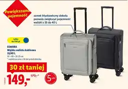 Lidl Miękka walizka kabinowa 35/40L oferta
