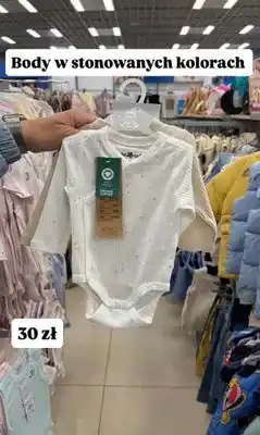 Pepco Body niemowlęce z bawełny organicznej oferta