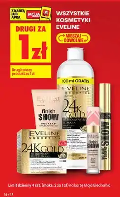 Biedronka Wszystkie kosmetyki Eveline DRUGI ZA 1 ZŁ oferta
