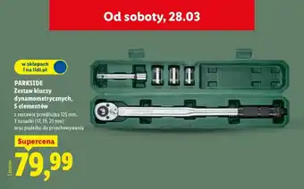 Lidl Zestaw kluczy dynamometrycznych 5 elementów oferta