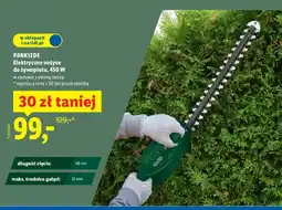 Lidl Elektryczne nożyce do żywopłotu, 450 W oferta