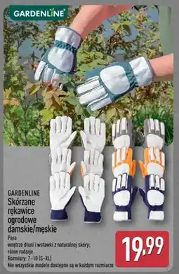 ALDI Skórzane rękawice ogrodowe damskie/męskie oferta