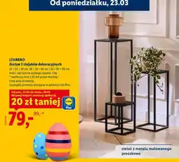 Lidl Zestaw 3 stojaków dekoracyjnych oferta