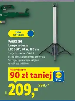 Lidl Lampa robocza LED 360°, 50 W, 120 cm oferta