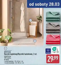 ALDI Ręcznik kąpielowy/Ręczniki łazienkowe, 2 szt oferta