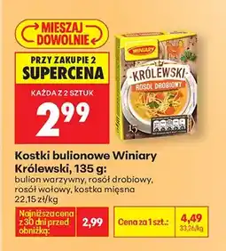 Biedronka Bulion warzywny Królewski oferta