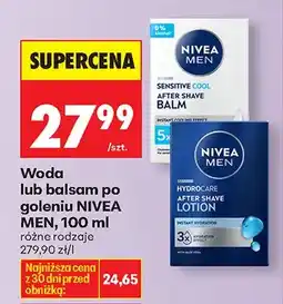 Biedronka Woda lub balsam po goleniu, różne rodzaje oferta