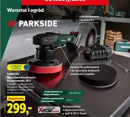 Lidl Akumulatorowa maszyna do polerowania, 20 V oferta