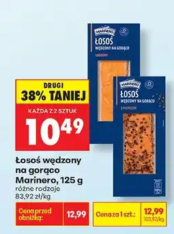 Biedronka Łosoś wędzony na gorąco różne rodzaje oferta