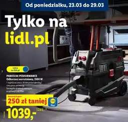 Lidl Odkurzacz warsztatowy, 1300 W oferta