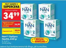 Biedronka Mleko modyfikowane Optipro 2, 3, 4, 5 oferta