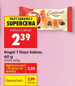 Biedronka Croissant rogal kakao oferta