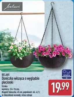 ALDI Belavi Doniczka wisząca o wyglądzie plecionki oferta