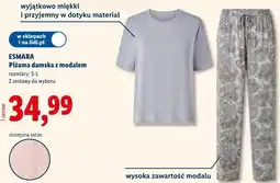 Lidl ESMARA Piżama damska z modalem oferta