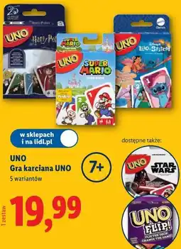 Lidl UNO Gra karciana UNO oferta