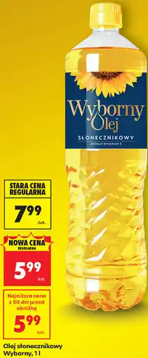 Biedronka Olej słonecznikowy Wyborny oferta