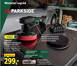 Lidl PARKSIDE Akumulatorowa maszyna do polerowania, 20 V oferta