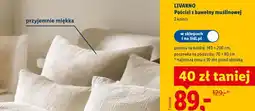 Lidl LIVARNO Pościel z bawełny muślinowej (140 x 200 cm) oferta
