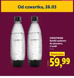 Lidl SODASTREAM Butelki zamienne do saturatora, 2 sztuki oferta